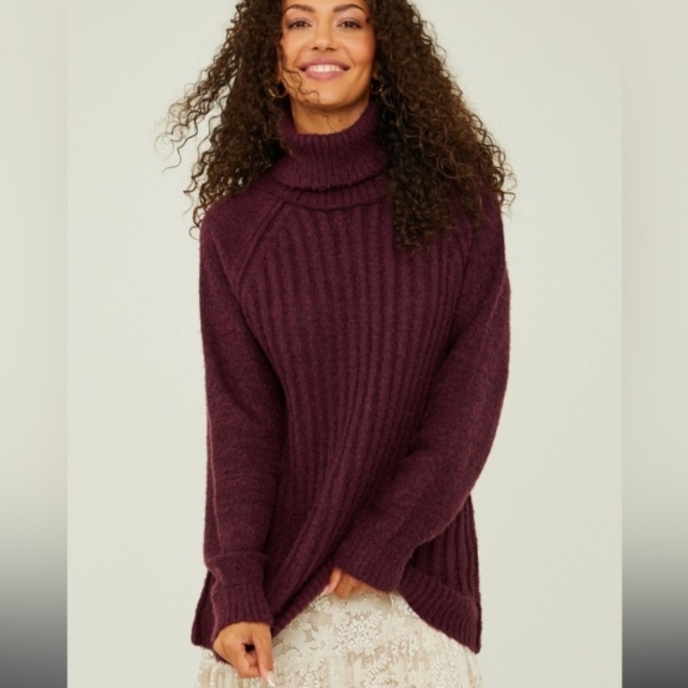 Altar'd State Women's Turtleneck Sweater - Picture 1 of 6